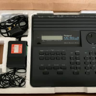 Roland MC-50 MkII MicroComposer - Original Box, Instructions & Power Supply