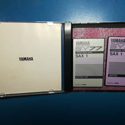 Yamaha SY 77 TG77 SAX1 cards for sale image 2