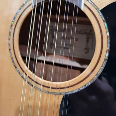 Alvarez AD60-12 12-String Dreadnought Acoustic Guitar W/ Case - Natural (C016-39) image 6