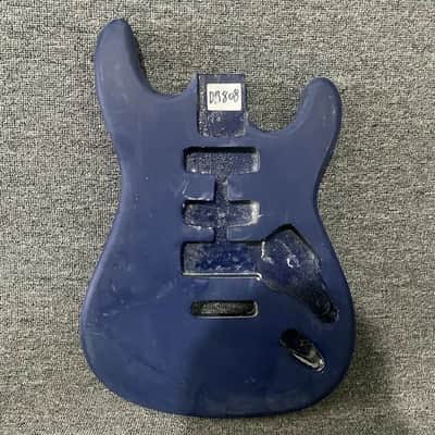 HSS Dark Blue Guitar Strat Style Basswood Body image 1