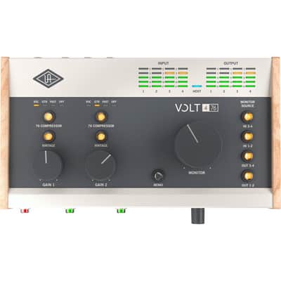 Universal Audio Volt 476 Portable 4x4 USB Type-C Audio/MIDI Interface with Built-In Compressor image 4