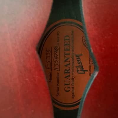 Gibson ES 335 2014 - Satin red image 11