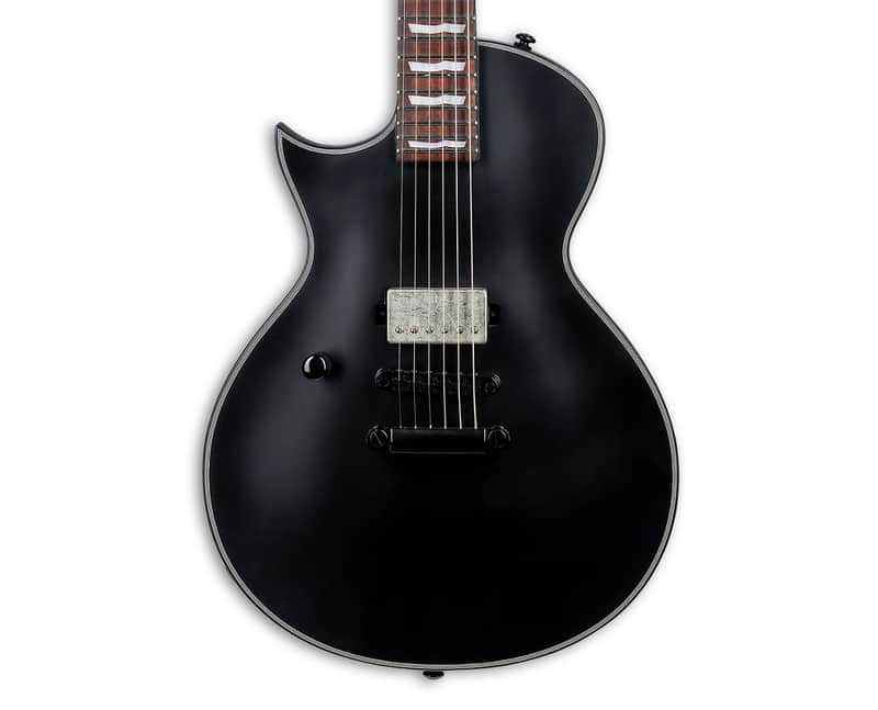 ESP LTD EC-201 Left Handed Electric Guitar - Black Satin image 1