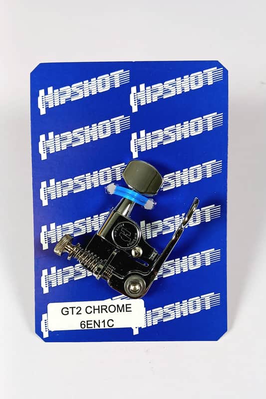 Hipshot Classic Guitar Xtender Enclosed Gear Chrome 6EN1C image 1