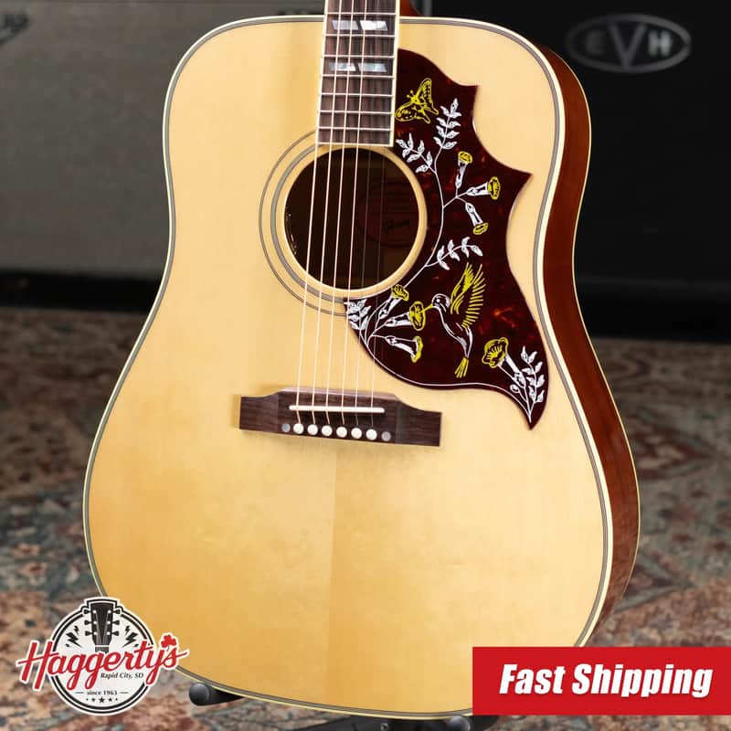 Gibson Hummingbird Original Acoustic/Electric Guitar - Antique Natural with Hardshell Case image 1