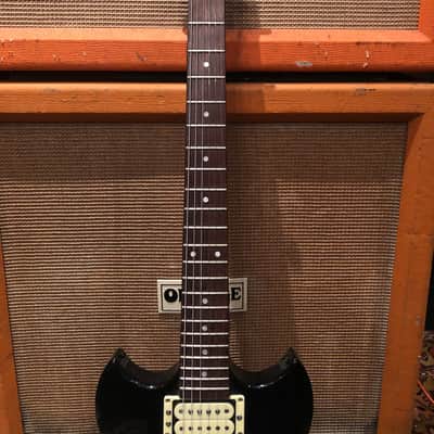 Vintage 1980s Yamaha SG200 SG Black Rosewood Set Neck Electric Guitar image 7