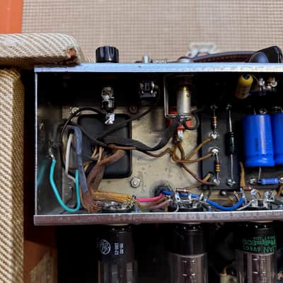 Vintage 1955 Fender Harvard 5F10 Tweed 1x10 USA Valve Amplifier Combo *1950s* image 15