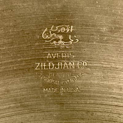 19" Zildjian A 1950s Small Stamp Ride Cymbal 1804g *Video Demo* image 5