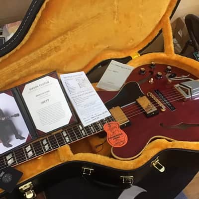 Gibson Marcus King ES-345,1 of 50, custom shop 2021, MINT 10 condition,COA,Belt Buckle,orig case image 8