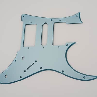 metallic ice blue acrylic pickguard for IBANEZ rg350dx guitar image 3
