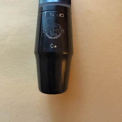 Selmer S80 Paris Alto Sax Mouthpiece - C* 2010s - Black image 4