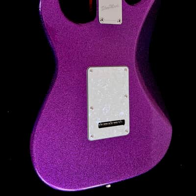 Stewmade Guitars Scary Berry S-Model - Purple Sparkle image 7