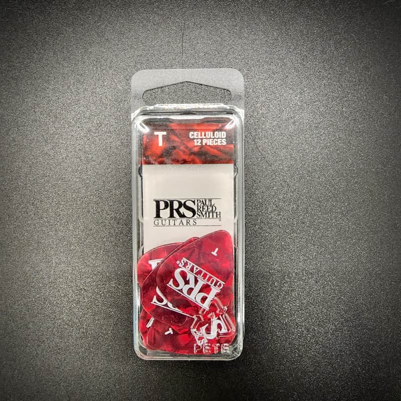 PRS Picks Celluloid Red No Punch Thin image 1