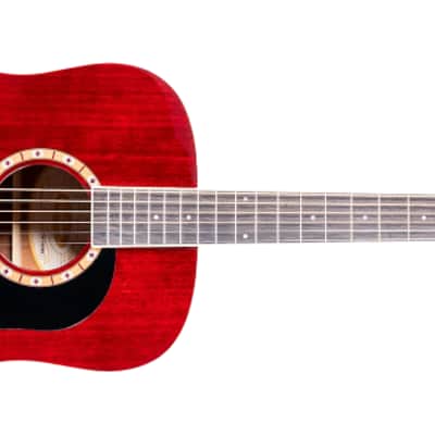 Washburn WD100DL Dreadnought Mahogany Acoustic Guitar w/ Gigbag (WD100DLTWRK-A-U) image 8