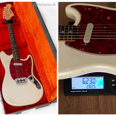 1966 Fender Musicmaster II in Olympic White 6.2lbs. 23 short scale image 6