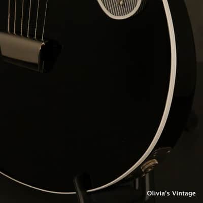 RARE 1960's GOYA/Hagstrom model JB-80 factory ACOUSTIC modular insert BLACK #004 image 10