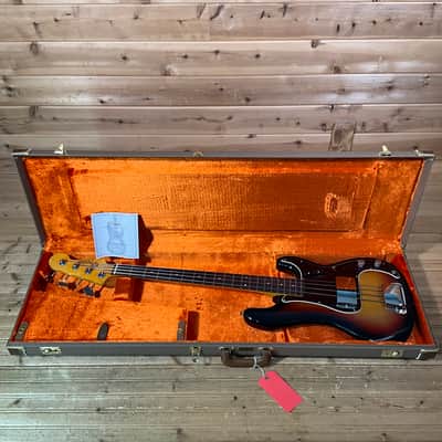 Fender James Jamerson 1962 Precision Electric Bass Guitar - 3-Tone Sunburst image 7