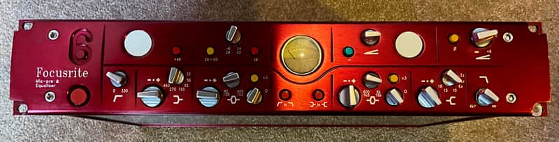 Focusrite Red 6 Mic Pre EQ 2000s - Red image 1