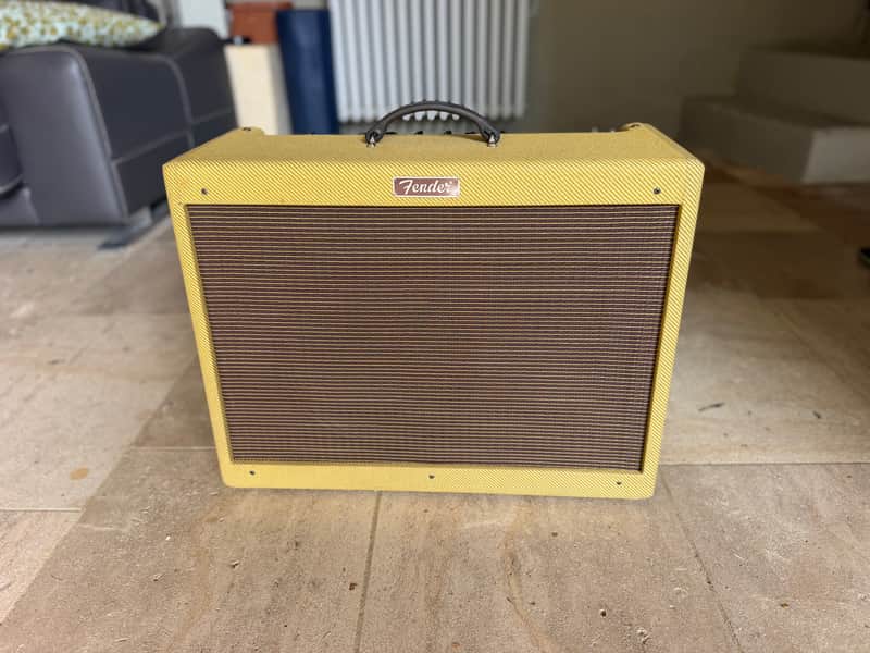 Kit complet Fender Blues Deluxe Reissue 2-Channel 40-Watt 1x12" Guitar Combo Amp 2010 Tweed + Celestion G12M-65 Creamback HP + 12AT7-CZ lampe + Atténuateur image 1