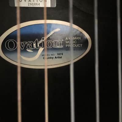 Ovation Country Artist 1674 Nylon String 1980's Natural image 6