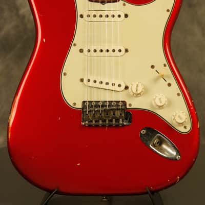 1964 pre-CBS Fender Stratocaster R&R Candy Apple Red '60s nitro factory refinish image 1