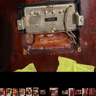 Vintage  Gibson  SG Standard  1972 All Original Heritage Cherry Rare Embossed  Pickups image 14