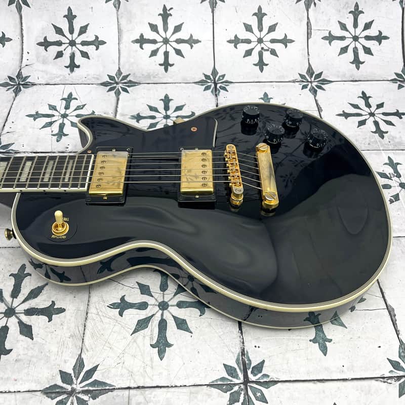 Epiphone "Inspired by Gibson Custom" Les Paul Custom • Ebony • 2023 • 8.8 lb image 1