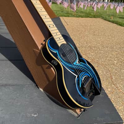 G-Sharp OF-1 Travel Guitar, Three Tone Sunburst (g# tuning, comes w/ gig bag) image 9