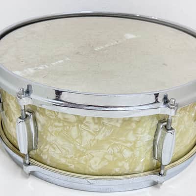 USED SAKAE Japan Vintage Wood Shell Snare Drum 14"x5.5" Wood + R.F. image 2