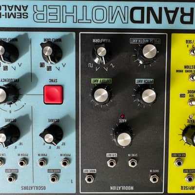 Moog Grandmother 32-Key Semi-Modular Analog Synthesizer 2018 - Present - Black / Multi-Colored Panel image 9