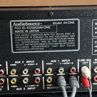 AudioSource AV One Audio Video Selector Processor Graphic Equalizer Japan Bild 6
