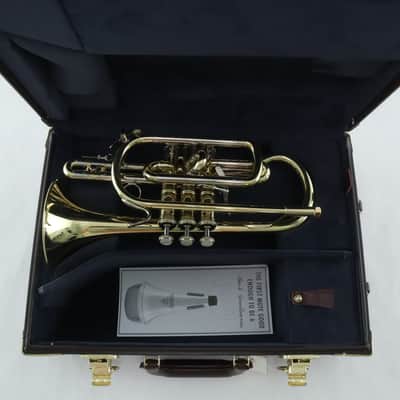 Bach Model 184ML Stradivarius Shepherd's Crook Cornet SN 766340 SUPERB image 1