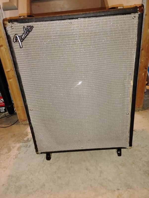1972 Fender JBL D130F, 8ohm, 100 watt speaker, 1-15" speaker cabinet. Good for guitar or bass image 1