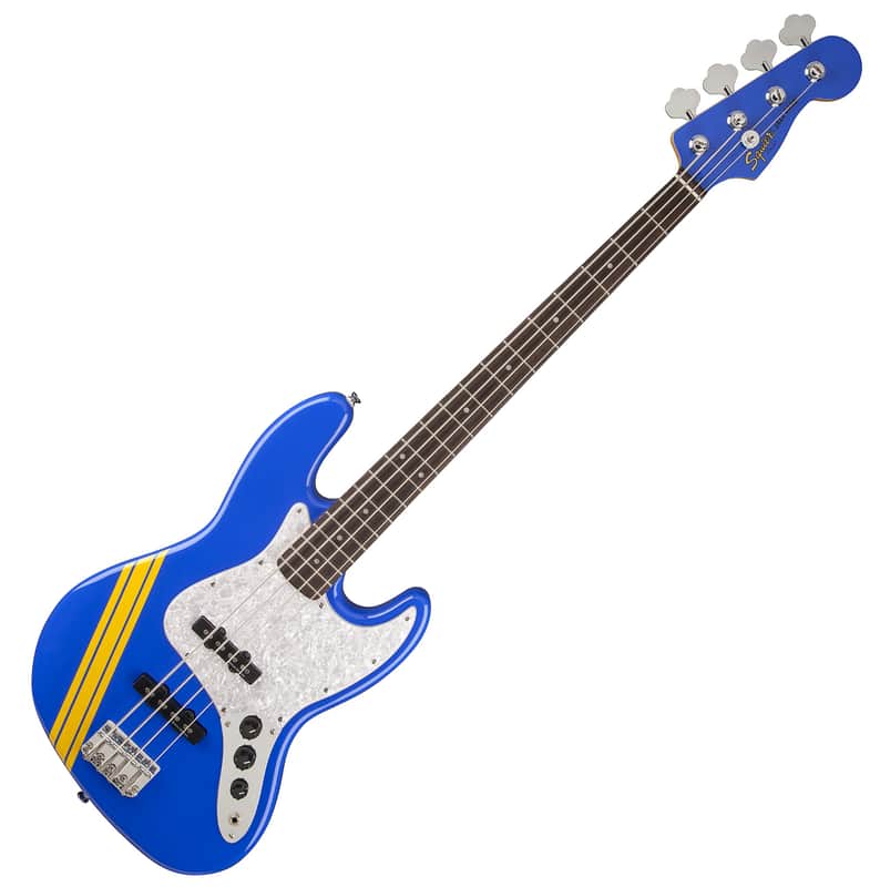 ベース Squier JAZZBASS SCANDAL TOMOMI MOD Fender Japan Scandal Tomomi Jazz Bass with Rosewood FB in Clear