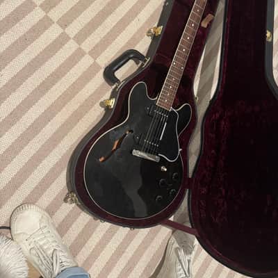 Gibson Custom Shop CS-336 Mahogany P-90 2017 TV Black image 3
