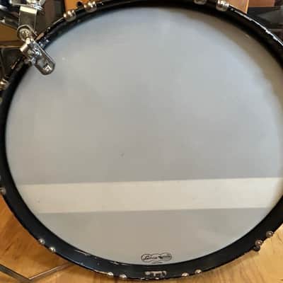 Ludwig 1965 Vintage Chicago Pioneer Blue/Grey Duco 3-Piece Drum Set w/ one stand( Snare), One Pedal (Speed Master), One Tom Bracket, & Faux Leather Snare Case image 2
