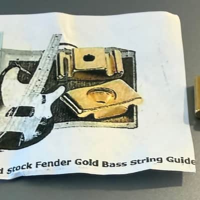 Fender Bass string guide 1980s  - Gold image 4