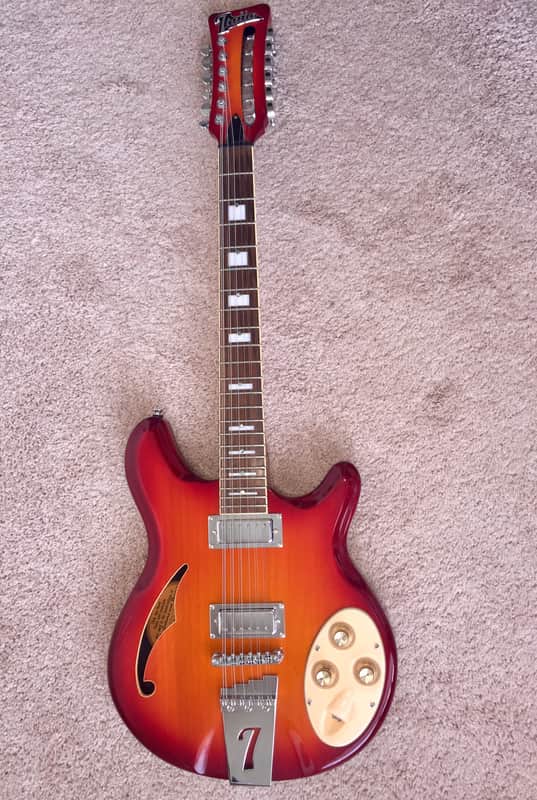 Italia Rimini 12 String Semi-Hollow Electric Guitar - Like New Italia Rimini 12 String Semi-Hollow B image 1