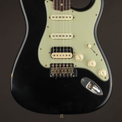 Fender Masterbuilt David Brown '60s HSS Stratocaster 2025 - Black Journeyman image 1