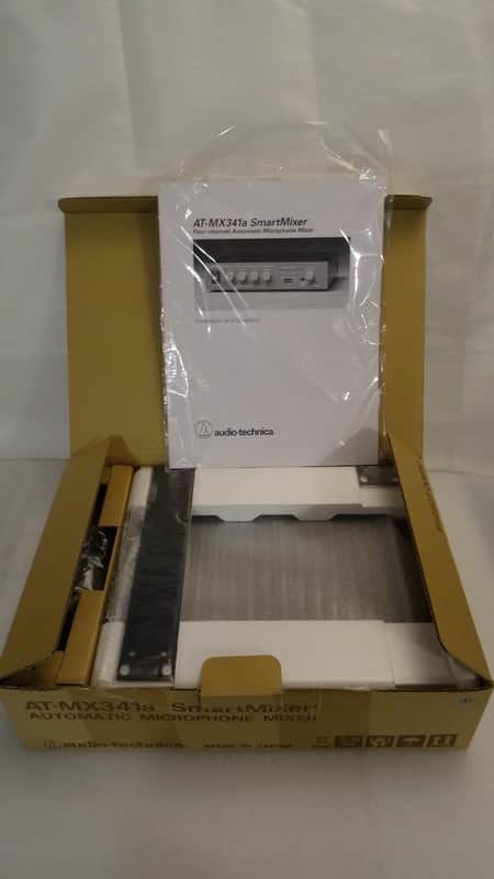 Audio Technica AT-MX341a Automatic Smart Mic Mixer, AC Power, New Guaranteed image 1