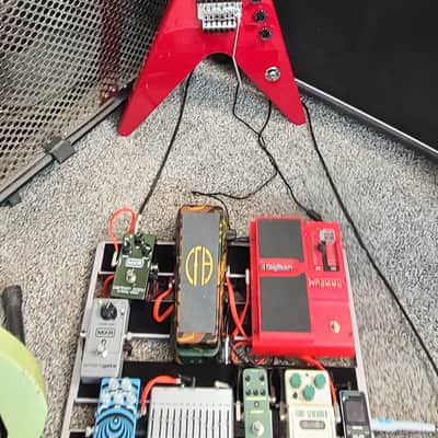 Washburn Dime 332 FLOYD ROSE TM conversion, B Law L500xl, Grovers, cust paint!2005 - Red image 2