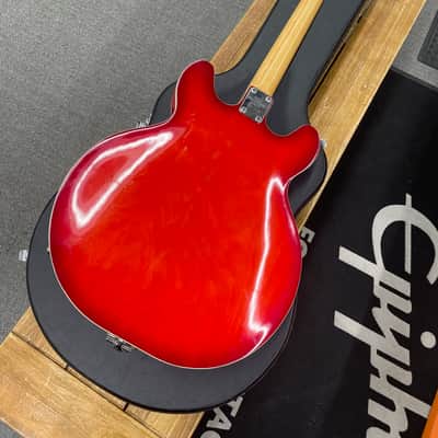 Epiphone 5102TE 1970-71 Semi-Hollow Electric Guitar - Redburst image 17