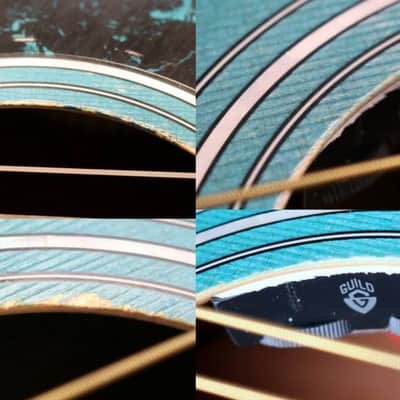 Guild Westerly Collection OM-240CE 2022 - Dark Blue Burst image 10