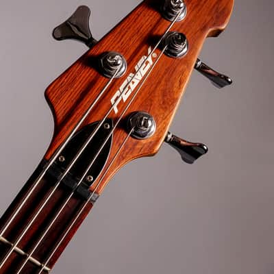 Peavey Zephyr 4 String NTB Neck Through Bass Guitar Bubinga/Maple/Mahogany image 9