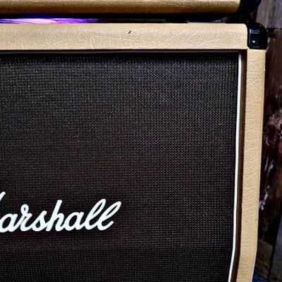 Vintage Marshall JMP 2203 MKII Master Lead 100-watt Amp Head w/ Matching 4x12 Speaker Cab - Fawn Tolex image 25