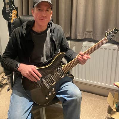 Ibanez SZR520FM-TKS Standard - 2009 - Transparent Black Sunburst - Owned by Jim Davies image 2