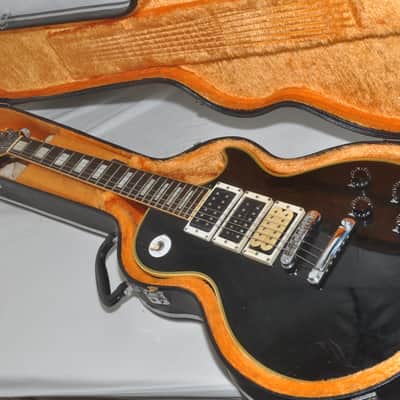 1980's Japan Greco Black EG-600 Super Power Custom Electric Guitar
