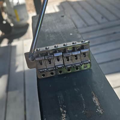 Fender Eric Johnson stratocaster bridge 2005 - Chrome image 5