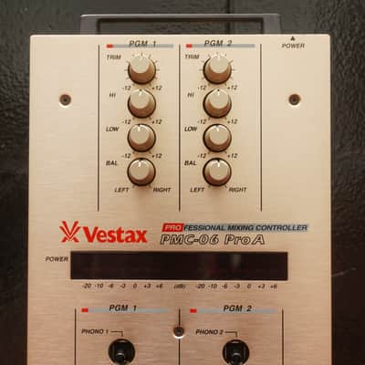 Vestax PMC-06 Pro A Mixtick DJ Mixer Silver Professional Mixing Controller image 2