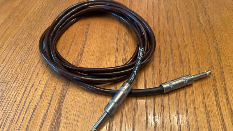 Fender California Series, 10’ California Cable - Candy Apple Red -  099-0410-009 - Mid-90’s - Discontinued image 1
